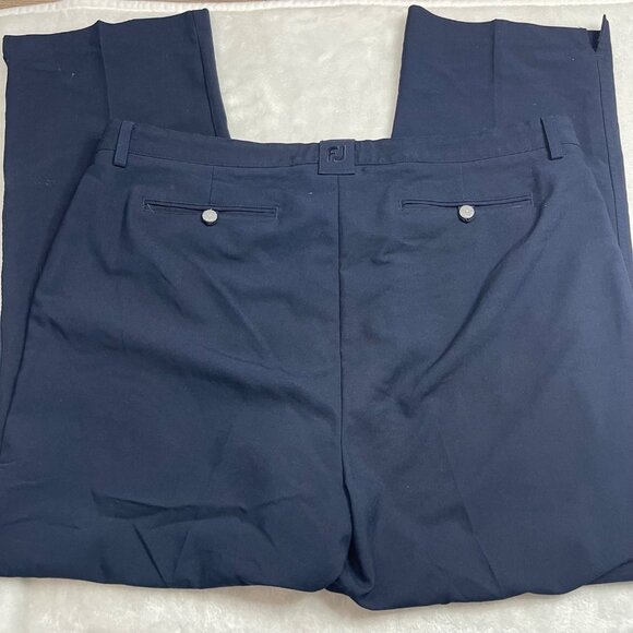 FootJoy Golf Pants Men's Size 42 X 32 Navy Straight Leg Pockets Business Casual - Picture 12 of 12